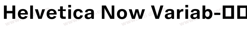 Helvetica Now Variab字体转换